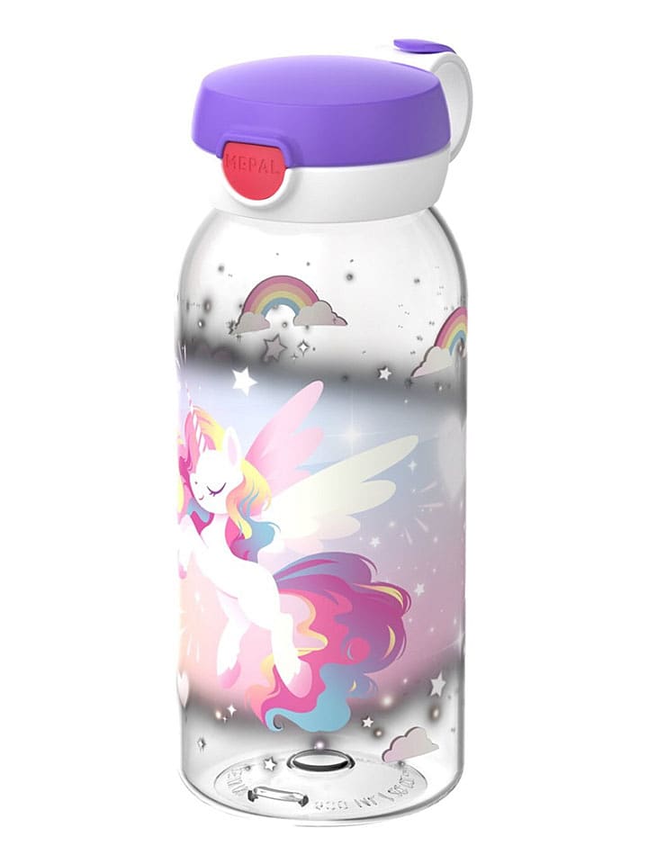 Mepal Trinkflasche ''Campus - Unicorn Glow'' in Lila - 600 ml - onesize