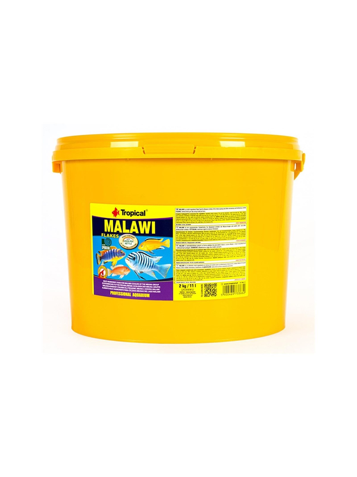 Tropical Malawi-Flocken 11 L. / 2 kg.