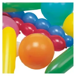 Papstar Luftballons farbig sortiert verschiedene Formen verschiedene Formen (75x)