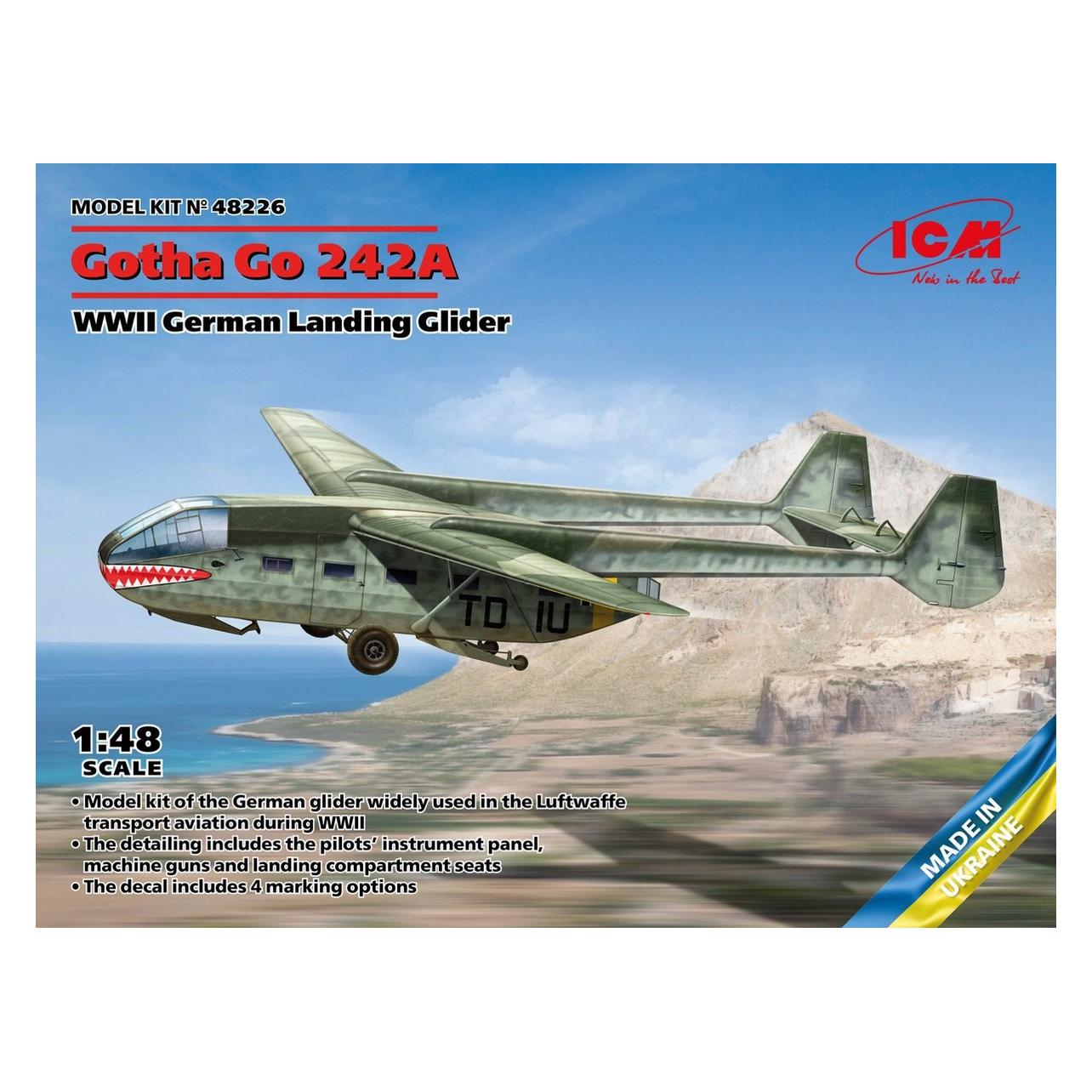 ICM Gotha Go 242A, WWII German Landing Glider (48226)