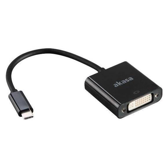 Akasa Type-C Adapter auf DVI (15 cm) (AK-CBCA09-15BK)