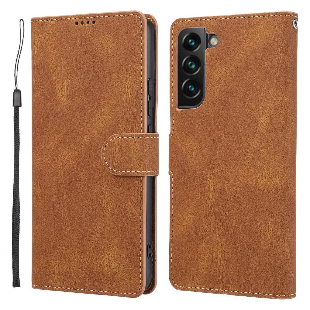 Cover-Discount Galaxy S23+ - Leder Etui Hülle braun (Samsung Galaxy S23+) (660118031E)