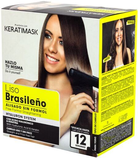 Be Natural Keramatisk Brazilian Straightening Kit 4 Steps
