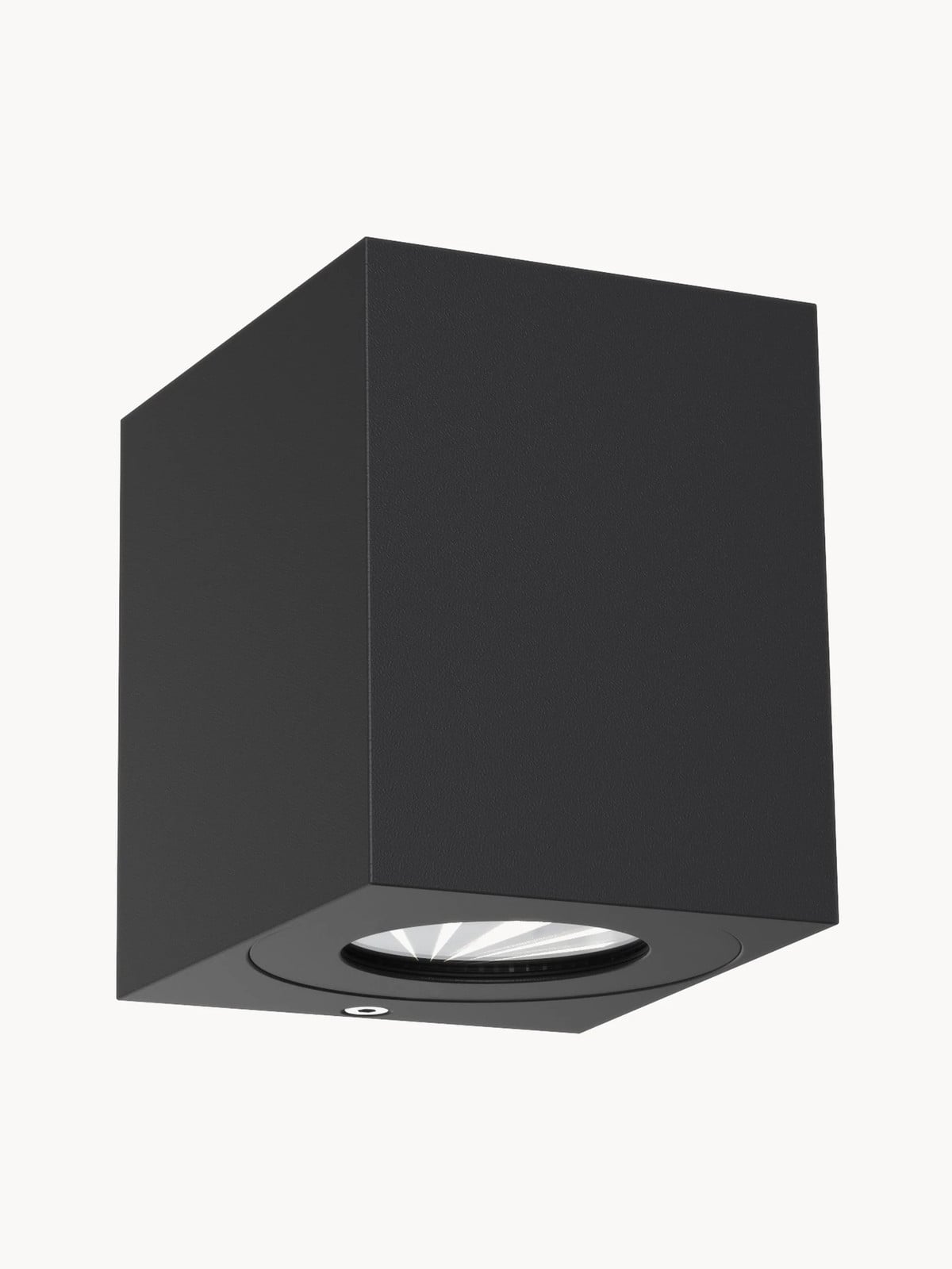 Nordlux Canto Kubi 2 LED Wandlamp zwart up & down