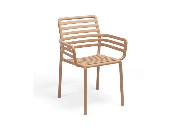 NARDI Doga Stapelstuhl - Kunststoff cappuccino Trendig &amp; bunt stapelbar