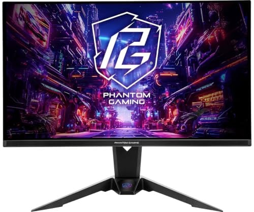 ASRock PGO27QFV Monitor, 27 inch, QHD, 360Hz, OLED, zwart
