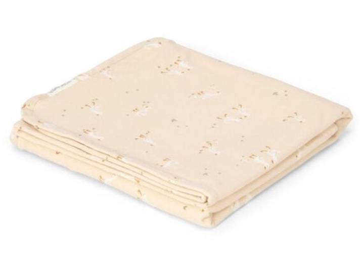 Ledikant deken - Beige - Little Goose - Moon & Stars