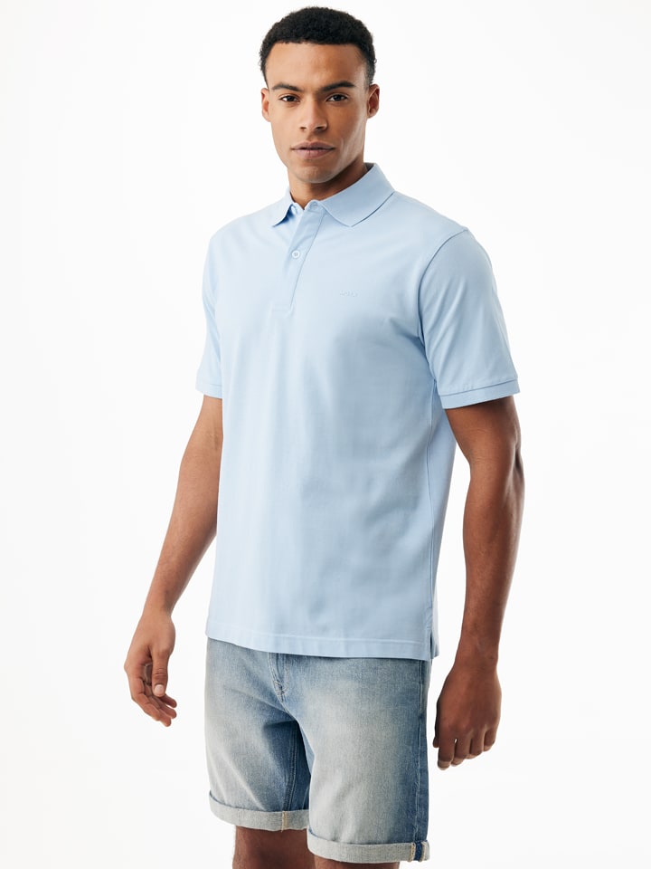 Mexx Poloshirt "Bogie" in Hellblau - S
