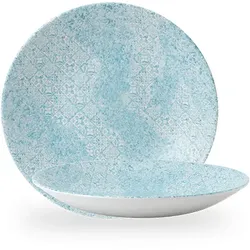 Churchill Med Tiles Aquamarine Teller Tief Coup 28cm