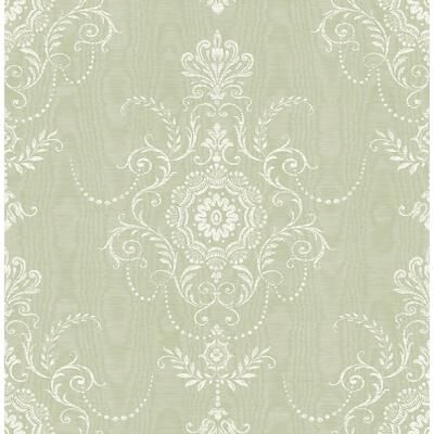 Seabrook Designs Colette Cameo Nonwoven Unpasted Wallpaper