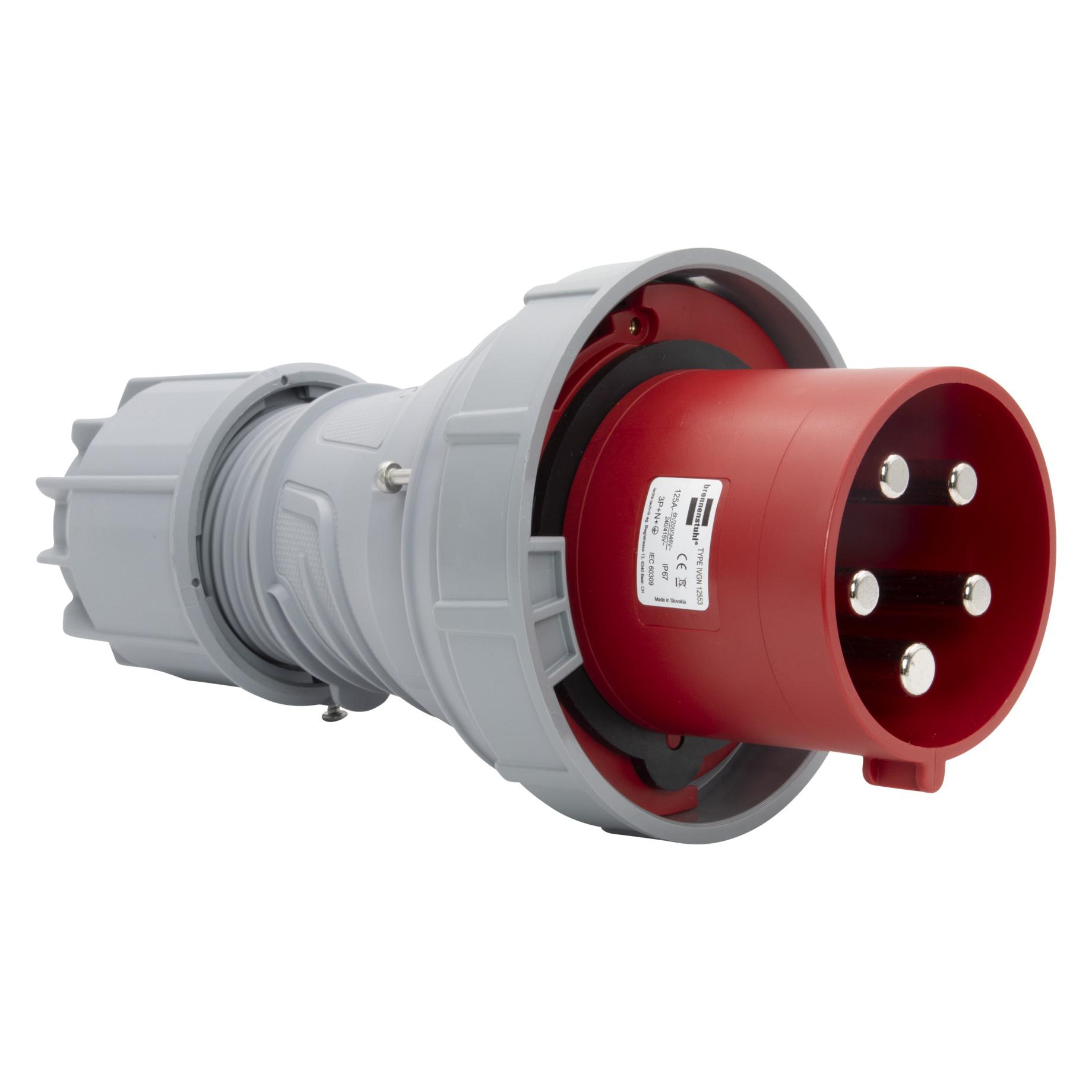 Brennenstuhl CEE-Stecker 400V/125A IP67 (1080180786)