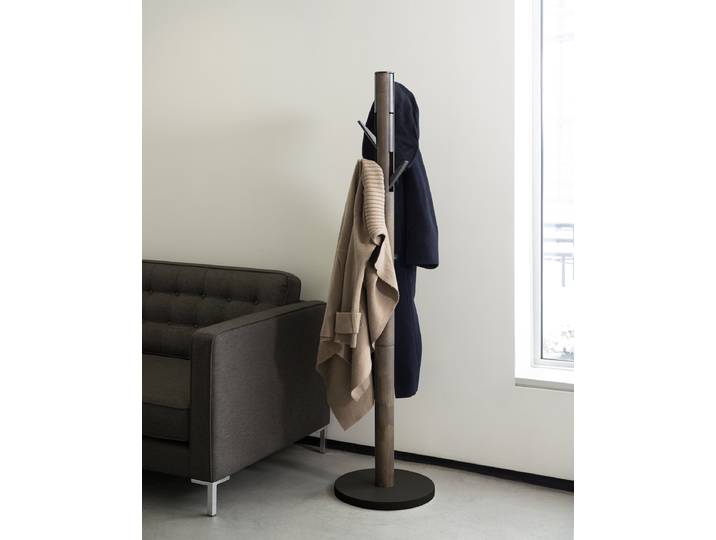 Garderobenständer Flapper 40 x 168 x 40cm Braun/Braun