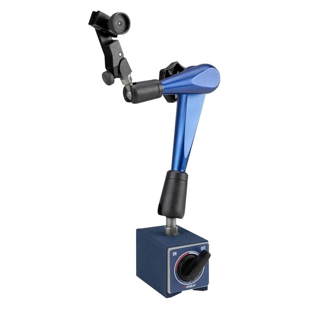 Dasqua asqua Power-Magnetfuss mit verstärkter Verriegelungs- und Klemmkraft, 100 kg Magnetkraft und 415 mm (7121-0035)