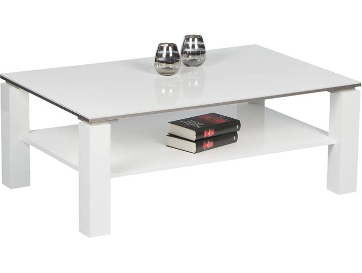 Couchtisch STOLKOM Romy , weiß (weiß glanz, weiß glanz, weiß glanz), H:41cm, Tische, Couchtisch, weiß Glanz, Tisch in 3 Ausführungen