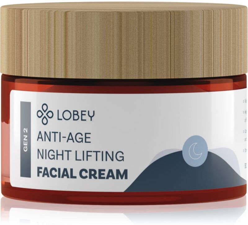 Lobey Skin Care Anti-Age Night Facial Cream Smoothing Night Cream 50 ml