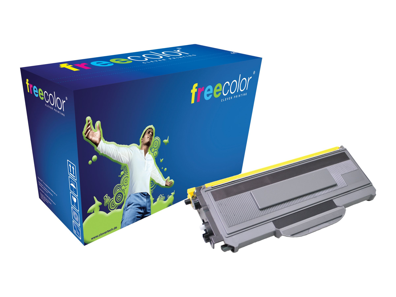Freecolor K18000F7 compatibele zwarte toner voor Brother TN-2120 HY