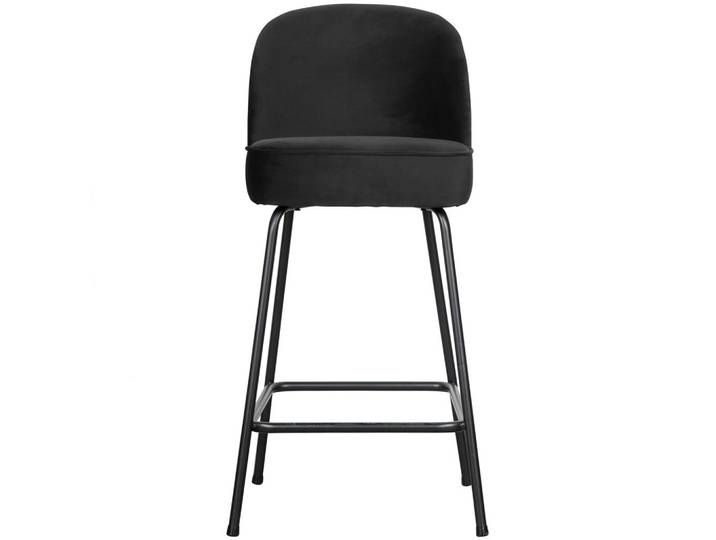 Livetastic Tresenstuhl Vogue, Schwarz, Metall, Rundrohr, 50x89x55 cm, Esszimmer, Barmöbel, Barhocker
