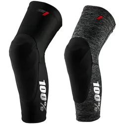 100% Teratec Knee Guard, Grey Heather / Black, S