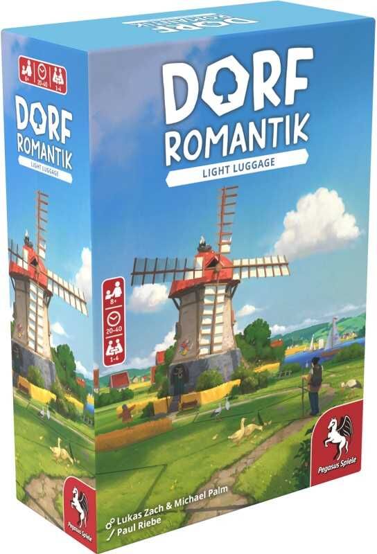 Dorfromantik - Light Luggage, Compact Cooperative Tile-Laying Adventure for Travel, Ages 10+, Pegasus Spiele