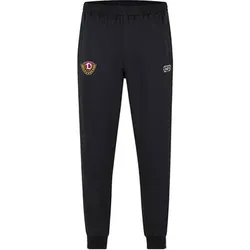 JAKO Herren Fanhose Dynamo Dresden Freizeithose Retro, Größe 4XL in Schwarz Schwarz