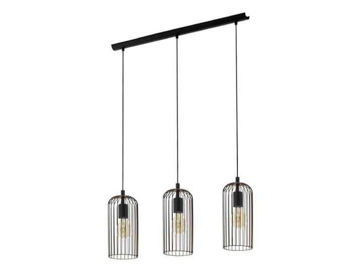 EGLO Pendellamp Roccamena, 3-lichts vintage hanglamp