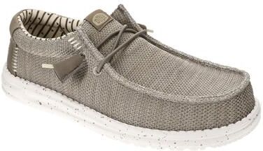 Hey Dude Wally Stretch Sox - Mens 13 Tan Oxford Shoes Medium