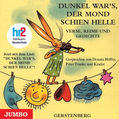 Edmund Jacoby - Dunkel wars, der Mond schien helle. CD: Verse, Reime und Gedichte. Jetzt auch mit Lied - Preis vom 04.10.2026 03:51:26 h