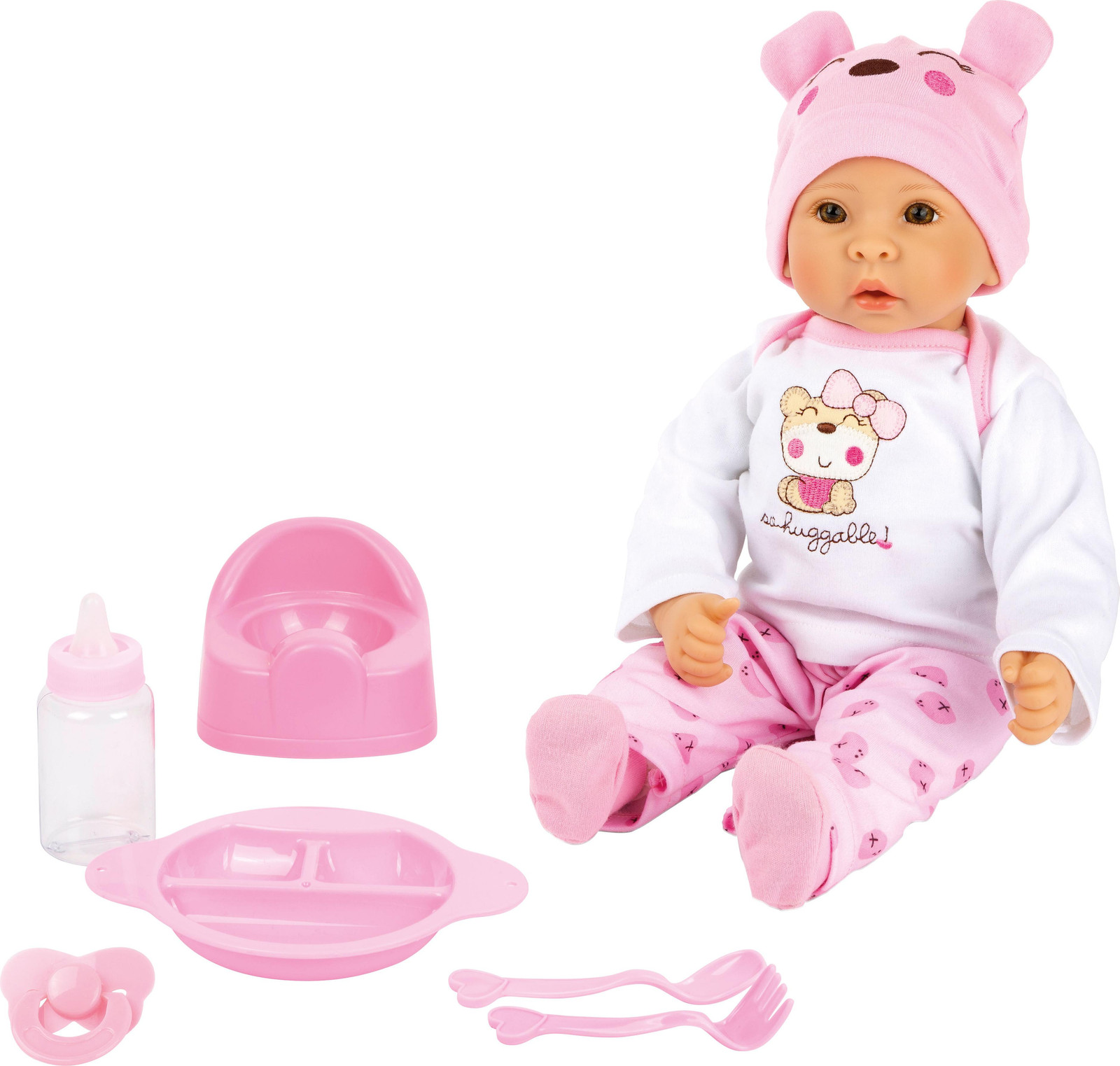 Babypop Marie met accessoires