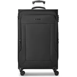 Franky Melbourne 3.0 4-Rollen Trolley 79 cm mit Dehnfalte, Koffer, Schwarz