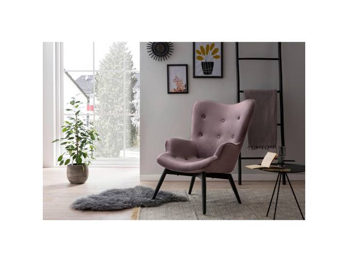 Livetastic Sessel, Rosa, Metall, 80x92x99 cm, Wohnzimmer, Sessel, Sonstige Sessel