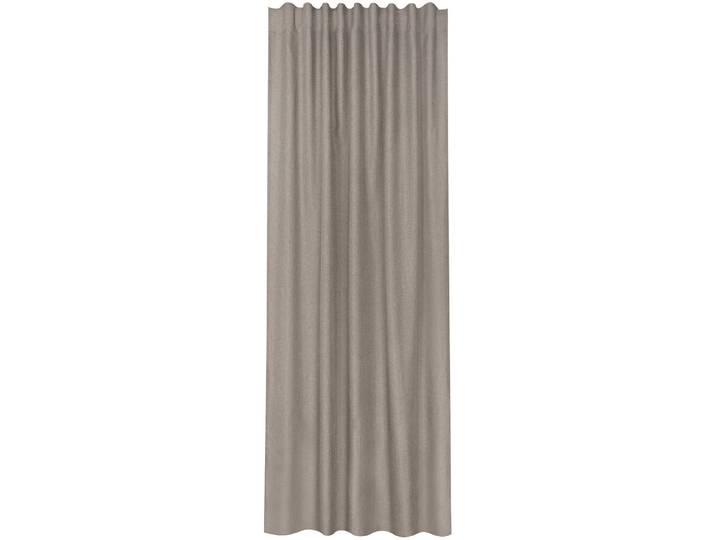 Gardine Fatima , beige (hellgrau), B:140cm H:245cm, Polyester, HOME LIVING BY GERSTER, Gardinen, Gardine, SB-Schal Fatima mit Kombiband