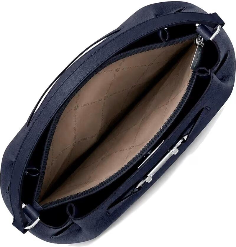 Bolso De Hombro Michael Kors 35r6s2zs6t Azul Marino 25x27x12cm Unisex