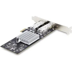 StarTech P021GI-NETWORK-CARD (PCI Express 1.0), Netzwerkkarte, Schwarz