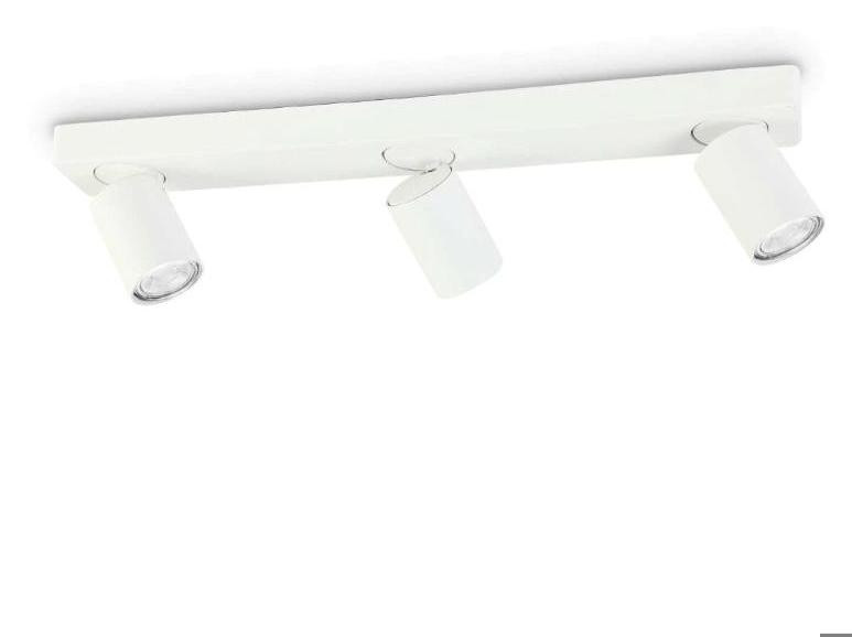 Ideal Lux RUDY PL3 Plafondlamp - Rond Accentlicht voor Woonkamer, Keuken of Hal