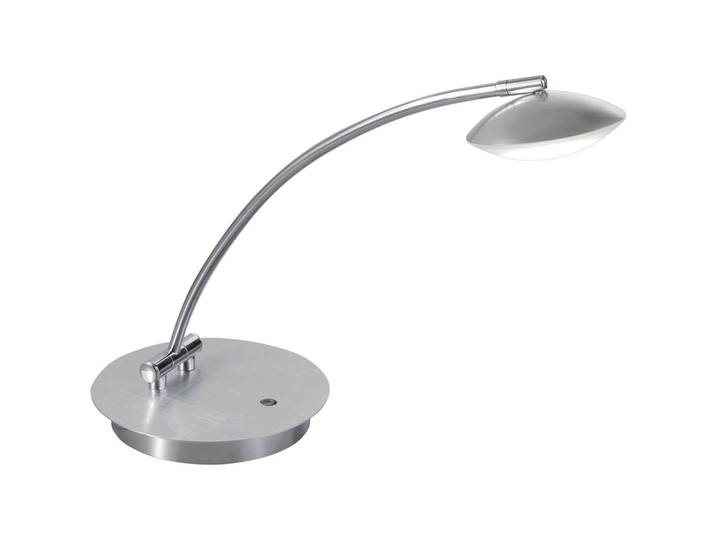 Tischlampe Hara Alu. gebürstet/chrom Metall H 48 cm 750 lm - LED - Lichtfarbe: Warmweiss - LED Energiesparlampen