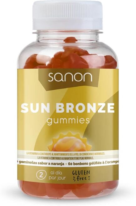 Sanon Sun Bronze Gummies 60 Gominolas Naranja