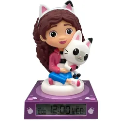 Kids Licensing, Nachtlicht, Gabbys Dolls House 3D Lampe mit Wecker