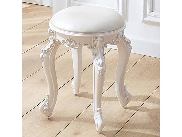 Schminktischbänke hocker Schminkhocker, Schminkhocker, Schminkhocker, gepolsterte Bank, Piano-Sitzbank im Schlafzimmer-Badezimmer, Stahlbein aus Acrylonitrile Butadiene Styrene-Kunststoff, 43 cm