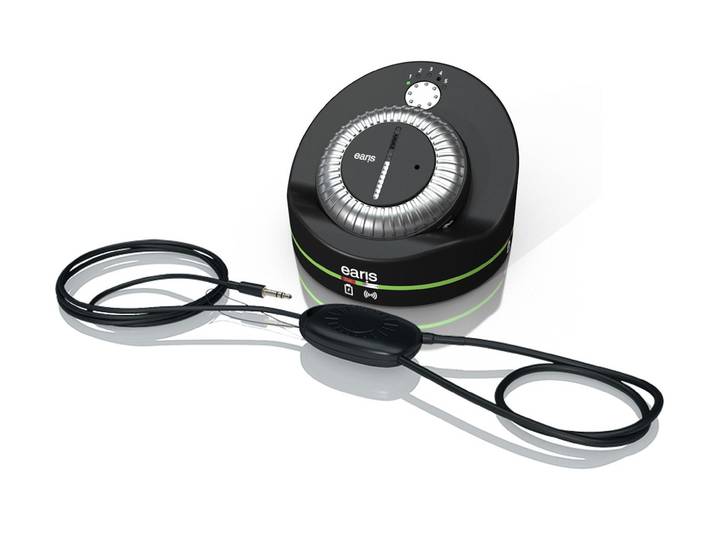 HUMANTECHNIK earis Premium PR Set Funk-Kopfhörer (Teleschlinge, 2.4 Ghz Funktechnologie)
