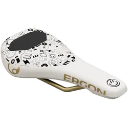 ERGON Sattel SM Downhill Comp Vali Höll Edition | white / gold