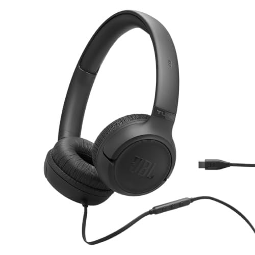 JBL Tune 530C USB-C On-ear hoofdtelefoon Zwart