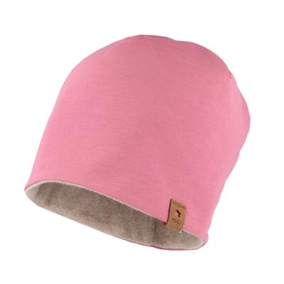 Beanie MAXIMO, Herren, Gr. 51/53, pink (rotdorn), Jersey, Baumwollmischung, Mützen Beanie, aus Jersey-Material, für lässige Looks