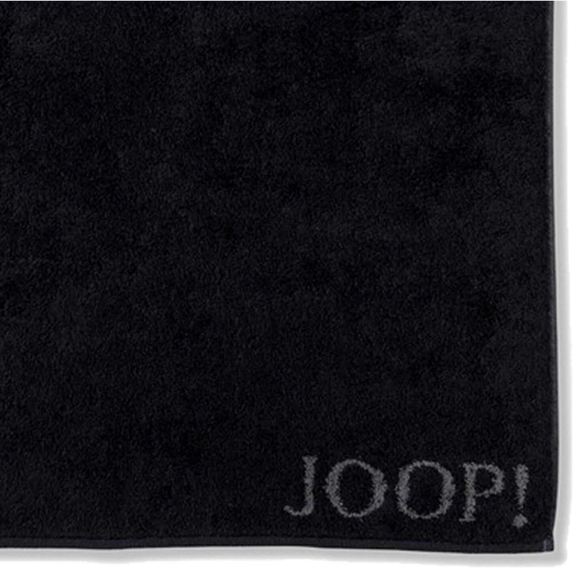Joop! Handtuch JOOP "Handtuch 1er Pack", schwarz, B:50cm, Obermaterial: 100% Baumwolle CO., Handtücher, Handtuch