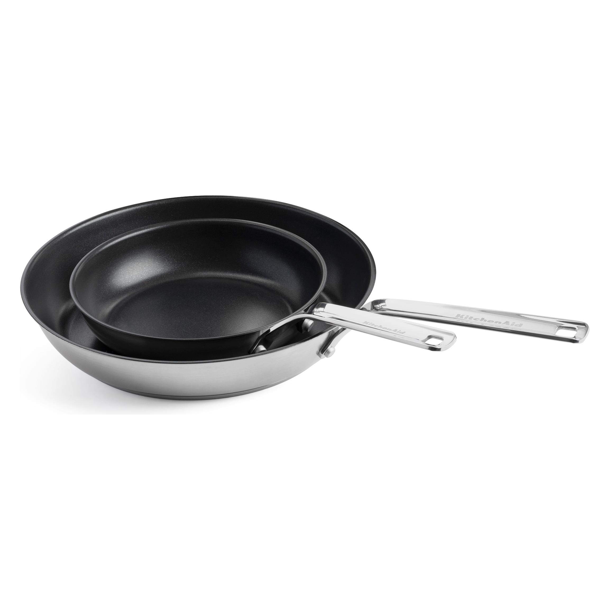 KitchenAid Patelnie stalowe z powłoką 20 + 28 cm (CC003573001)