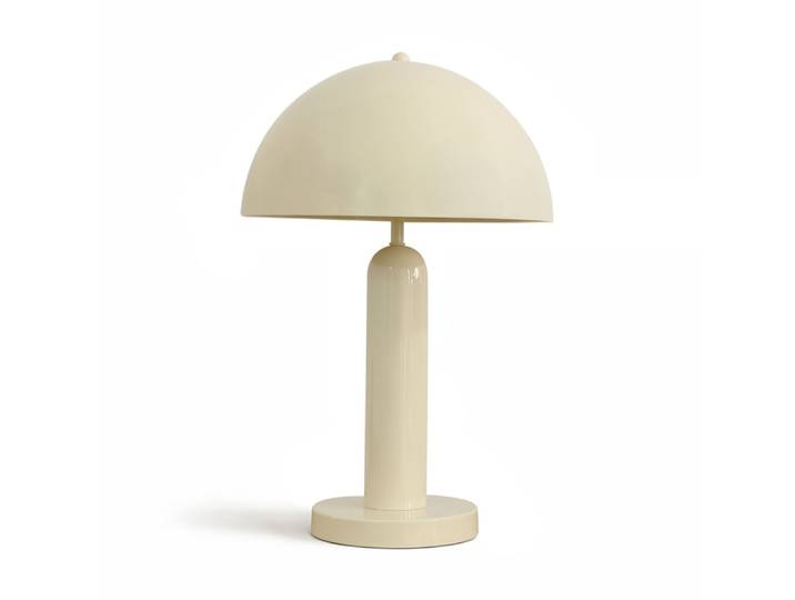 Lampe en métal crème