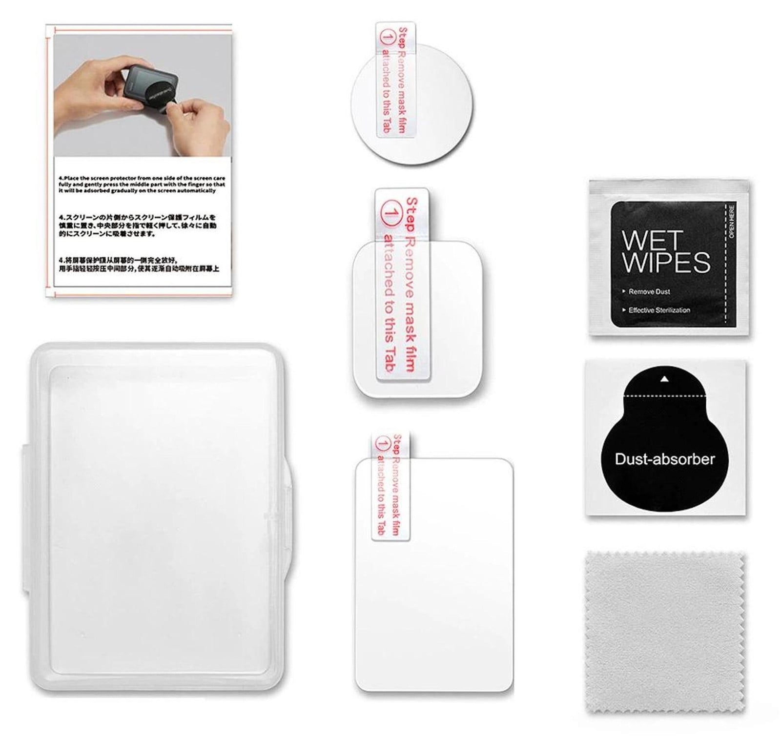 Wigento Gehard glas schermbeschermer voor DJI Osmo Action 6, 1 stuks