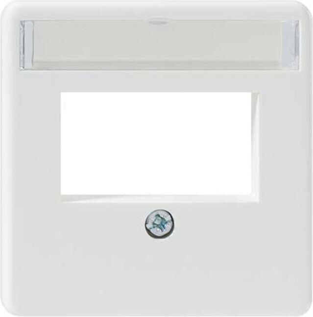 Rutenbeck Plaque centrale 2 voies, avec rws RAL9010 ZSt UM-MA 2 rws (13910053)