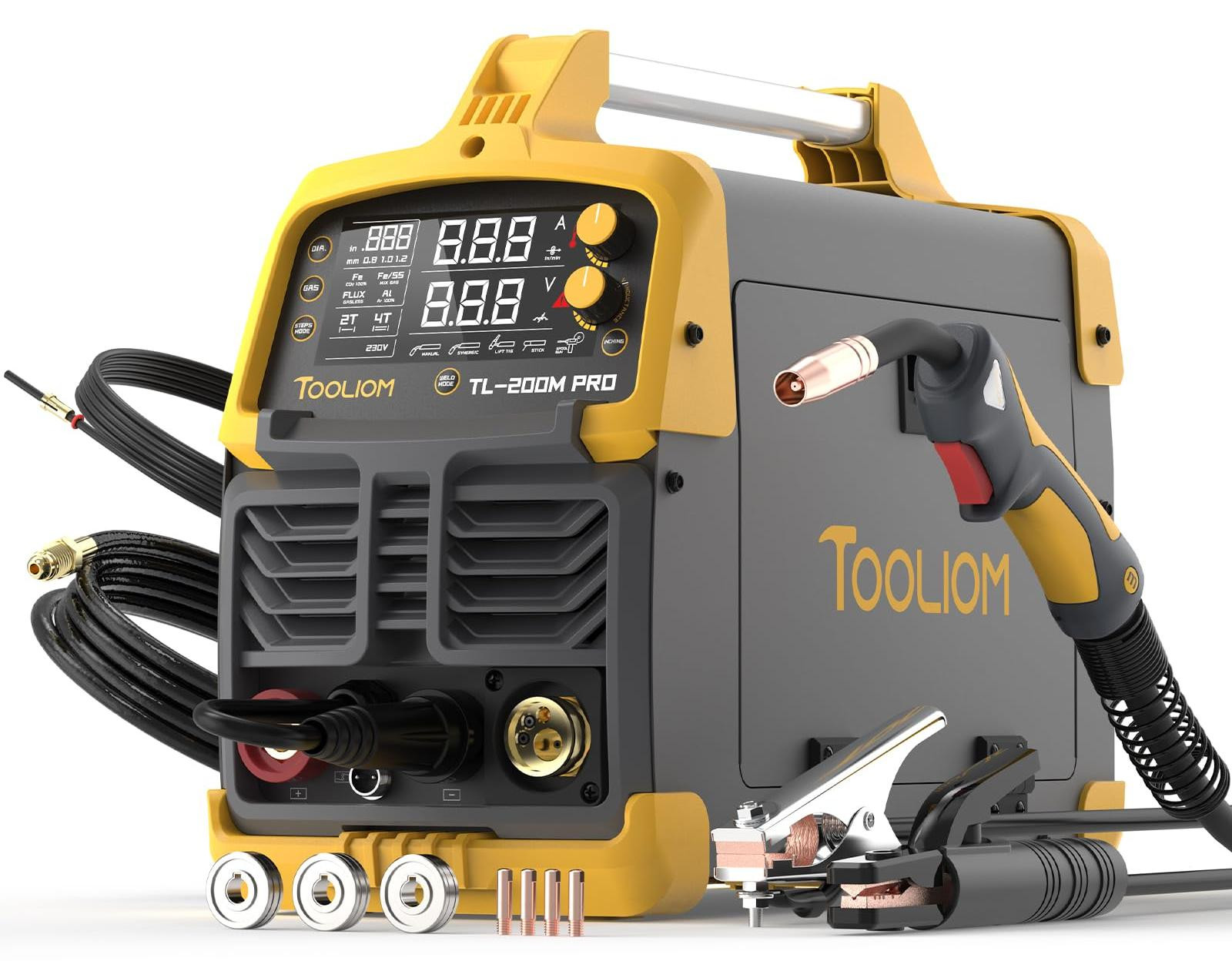 Selius MIG Lasapparaat 200A - 230 Volt - 4-in-1 MIG Flux-MIG Lift-WIG Staaflasapparaat
