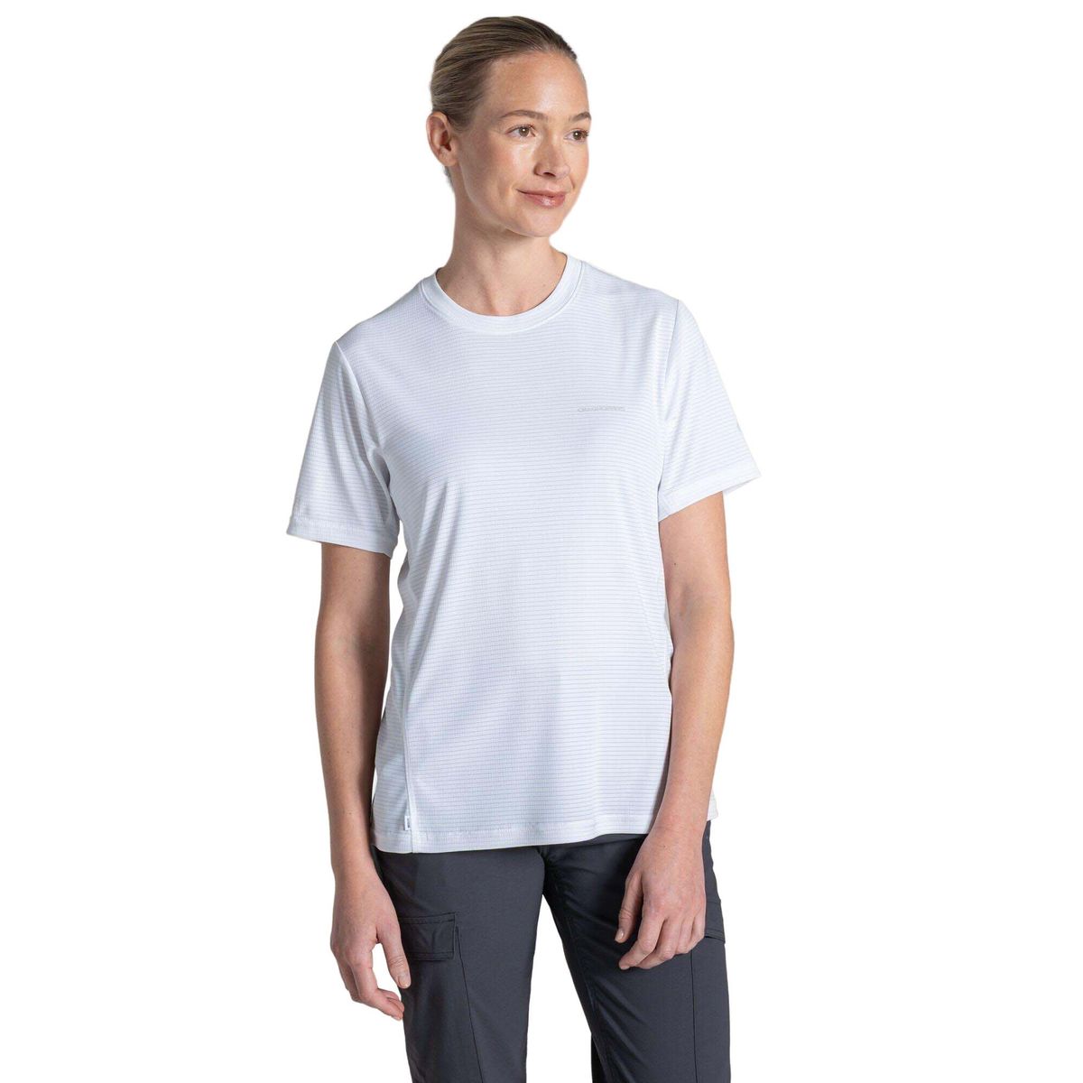 Craghoppers Nosilife Solarshield+ Short Sleeved T-shirt white (900) 38 CWT1413 900 12L