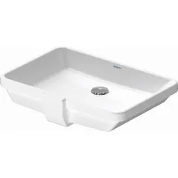 Duravit Design Classics Einbauwaschtisch Universal 0316530000 Einbau von unten, ohne Hahnloch, 525 mm, Weiß Hochglanz